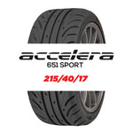 215/40/17 | ACCELERA 651 SPORT SEMI SLICK