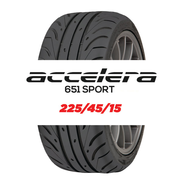 225/45/15 | ACCELERA 651 SPORT SEMI SLICK – Supreme Wheel & Tyre